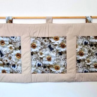 kapsář 50x200cm květy ecru