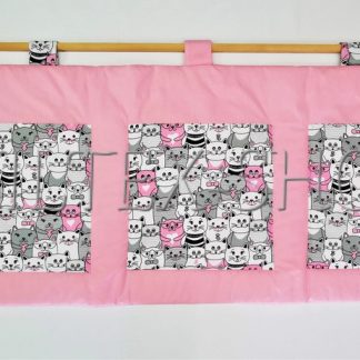 kapsář 50x200cm kočky růžové